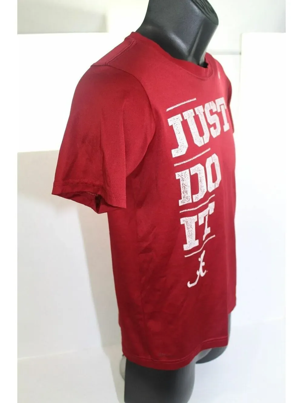 Nike Just Do It Alabama Crimson Tide Polyester T Shirt Size Youth Medium